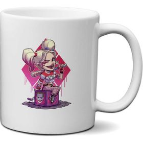 Harley Quin Baskılı Kupa