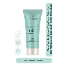 Harrem Black Point Akneli ve Yağlı Karma Ciltler İçin 50 SPF 50 ml Güneş Kremi