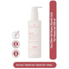 Harrem Rose Series Gül Mayası Glycolic 200 ml Hassas Yüz Yıkama Jeli