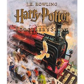 Harry Potter and the Sorcerer's Stone: The İllustrated Edition Harry Potter 1 Book