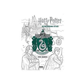 Harry Potter Filmlerinden Resmi Boyama Kitabı – Slytherin Özel Baskısı - Kolektif