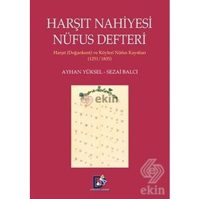 Harşıt Nahiyesi Nüfus Defteri - Ayhan Yüksel Sezai Balcı