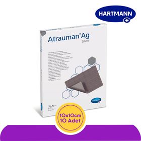 Hartmann Atrauman Ag Antibakteriyel ve Gümüş 10x10 cm Yara Temas Tabakası