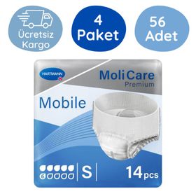Hartmann MoliCare Premium Mobile 6 Damla Mavi Paket S 4x14'lü Emici Külot