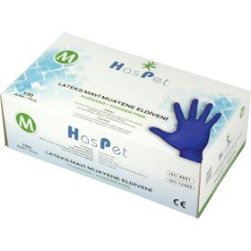 Has-pet Vinil Pudrasız Medium 100 Adet Muayene Eldiveni