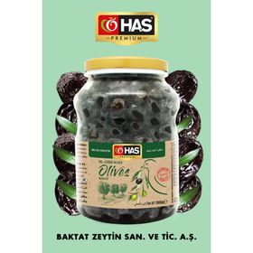 Has Premium 1,3 kg Yağlı Sele Siyah Zeytin