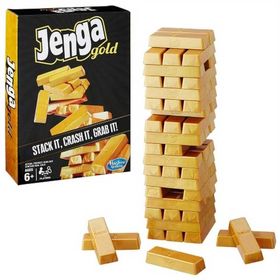 Hasbro B7430 Jenga Gold 6 Yaş Üstü 2 Kişilik Kutu Oyunu