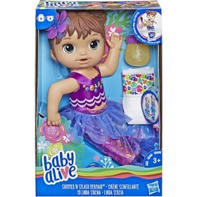 Hasbro Baby Alive E3691 Kumral Deniz Kızı Bebeğim