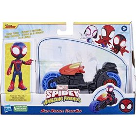 Hasbro F6777 Spidey ve İnanılmaz Arkadaşları - Motorsiklet ve Figür +3 Yaş Karakter Oyuncak