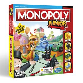 Hasbro Monopoly Junior 4 Yaş Üstü 4 Kişilik Kutu Oyunu