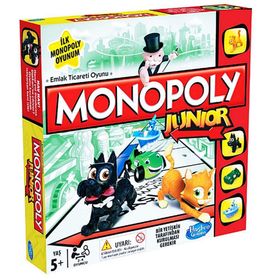 Hasbro Monopoly Junior 4 Yaş Üstü 4 Kişilik Kutu Oyunu