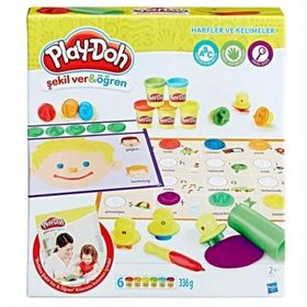 Hasbro Play-Doh B3407 Harfleri Ve Kelimeleri Öğreniyorum Oyun Seti
