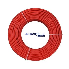 Hasçelik PV Kırmızı 50 m 6 mm Solar Kablo