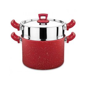 Hascevher 24 cm Granit Kuskus Tencere