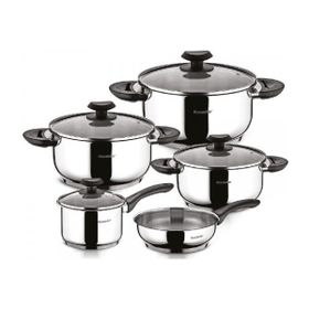 Hascevher Carmen Çelik 9 Parça Tencere Seti