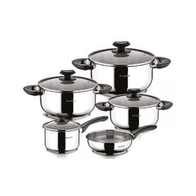 Hascevher Carmen Çelik 9 Parça Tencere Seti