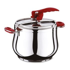 Hascevher Esila 5 lt. Kırmızı Güveç Düdüklü Tencere