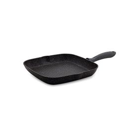 Hascevher Germanityum Kırmızı 28 cm Granit Grill Tava