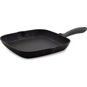 Hascevher Germanityum Kırmızı 28 cm Granit Grill Tava