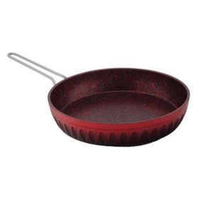 Hascevher Lotus Kırmızı 26 cm Granit Tava