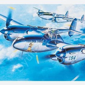 Hasegawa P-38J 1-48 Lightning Uçak Maket