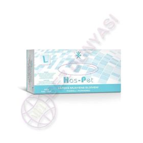 Haspet 1 Paket 100 Adet Large Beden Pudralı Lateks Eldiven