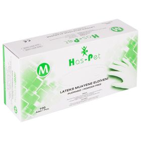 Haspet Lateks M 100'lü Pudrasız Eldiven