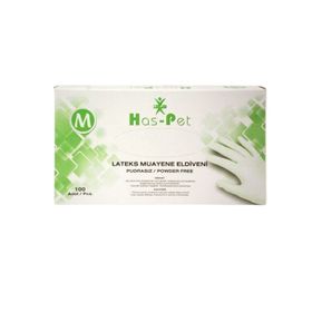 Haspet Lateks M 100'lü Pudrasız Eldiven