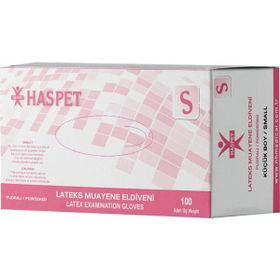 Haspet Lateks S 100'lü Pudrasız Eldiven