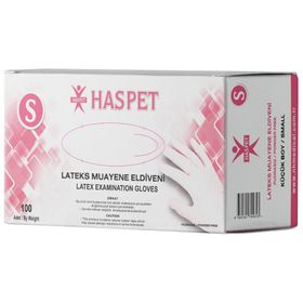 Haspet Lateks S 100'lü Pudrasız Eldiven