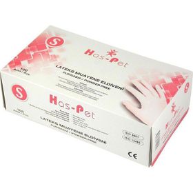 Haspet Lateks S 100'lü Pudrasız Eldiven