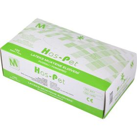 Haspet Latex M Pudralı Eldiven