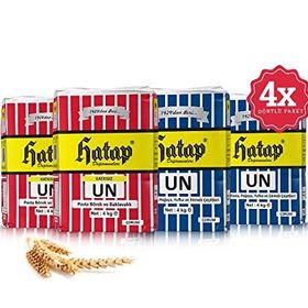 Hatap Değirmenleri 2x4 kg Lüks Un + 2x4 kg Çok Amaçlı Un