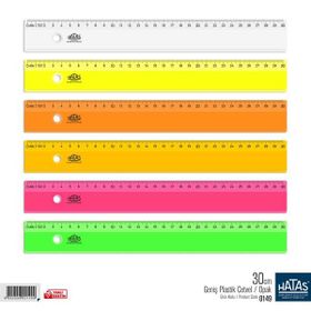 Hataş 0149 30 cm Geniş Opak Cetvel