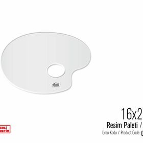 Hatas 16x25 cm Resim Paleti