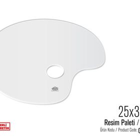 Hatas 25x35 cm Resim Paleti