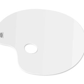Hataş 5733756 25x35 cm Plastik Beyaz Oval Palet