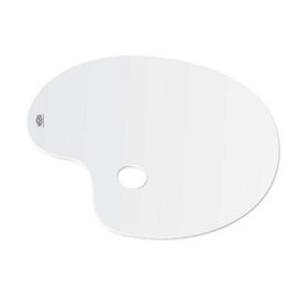 Hataş 5733756 25x35 cm Plastik Beyaz Oval Palet