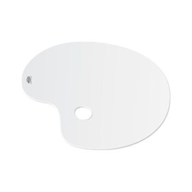 Hataş 5733756 25x35 cm Plastik Beyaz Oval Palet