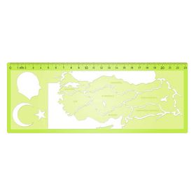 Hataş 5783851 N:02287 23 cm Türkiye Haritası Şablonu
