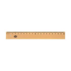 Hatas Takviyesiz 20 cm Tahta Cetvel