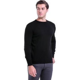 Hatemoğlu 3400ETC0A001 Siyah Bisiklet Yaka Regular Fit Triko Erkek Kazak