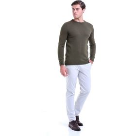 Hatemoğlu 3400ETC0A001 Yeşil Bisiklet Yaka Regular Fit Triko Erkek Kazak