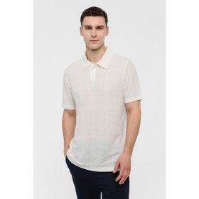 Hatemoğlu Beyaz Polo Yaka Regular Fit Tişört