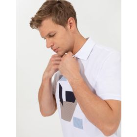 Hatemoğlu Beyaz Polo Yaka Regular Fit Tişört