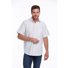 Hatemoğlu Beyaz Regular Fit Pamuklu Gömlek