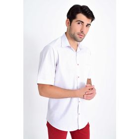 Hatemoğlu Desenli Klasik Bordo Gömlek