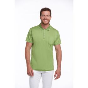 Hatemoğlu Fıstık Yeşili Regular Fit %100 Pamuk Basic Polo Yaka Tişört