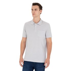 Hatemoğlu Gri Polo Yaka Regular Fit Tişört