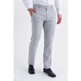 Hatemoğlu Gri Regular Fit Keten Pantolon